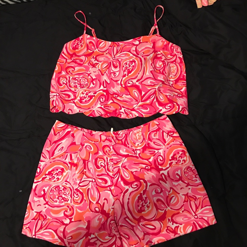 EUC Lilly Pulitzer two piece set