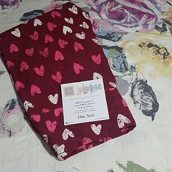 Multicolored Heart Leggings - Picture 1 of 2