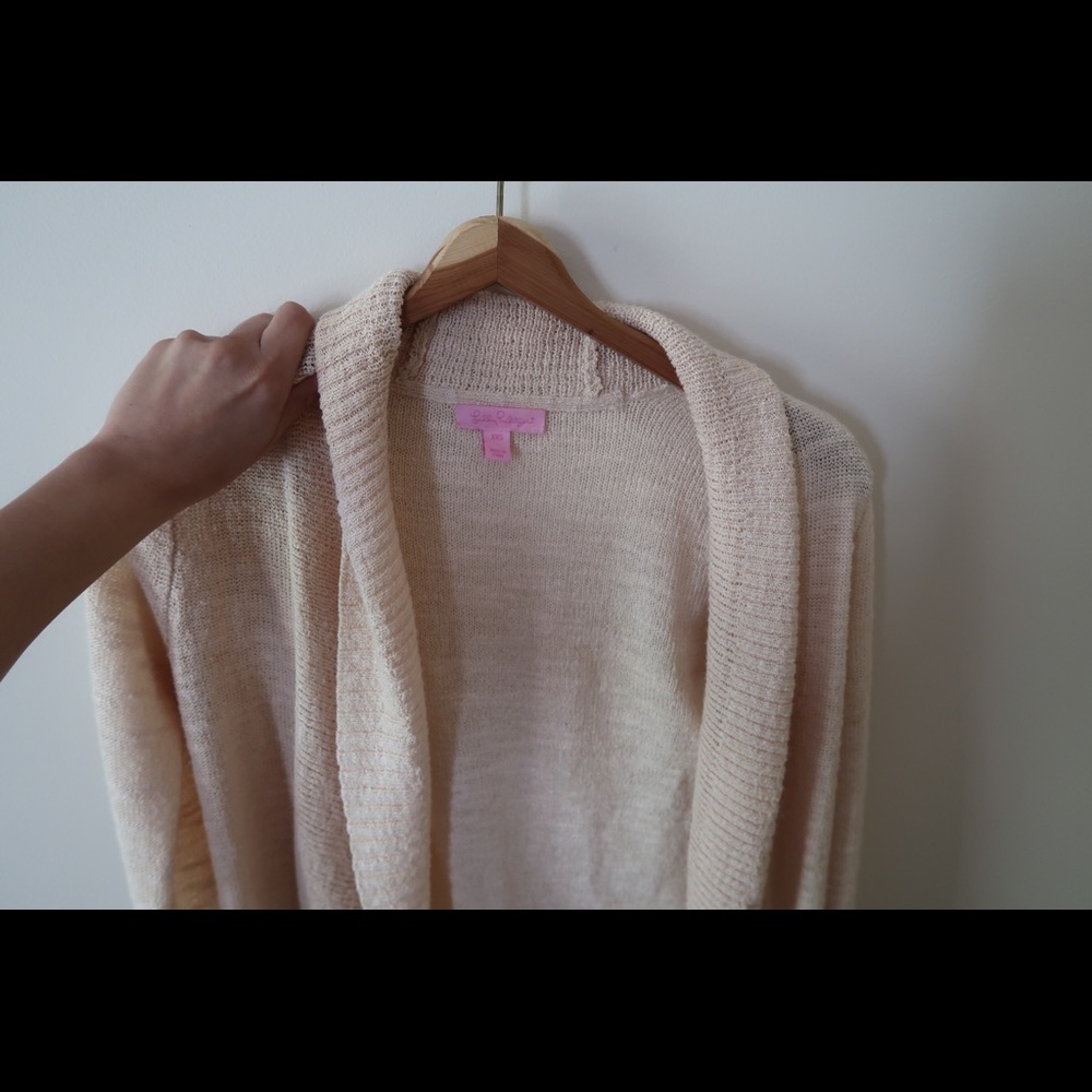 Lilly Pulitzer cream cardigan