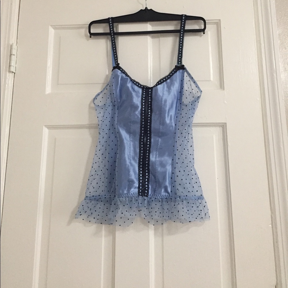 Bustier Light Blue Size M