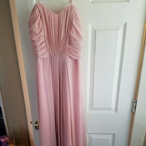 Blush bridesmaid/prom dress