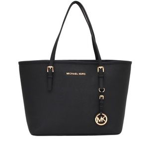 Michael Kors Jet Set Travel Leather Small Tote Bag