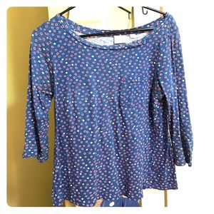 Cute polka dot shirt from Anthropologie