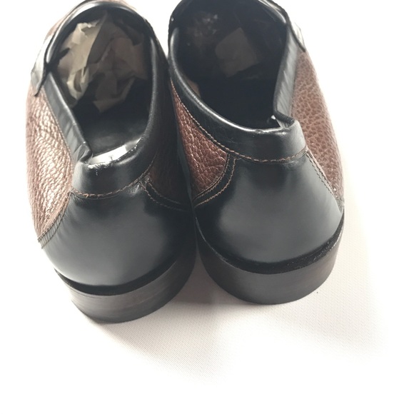 Size 7.5 Moreschi Brass Boot Leather Penny Loafers main image 4