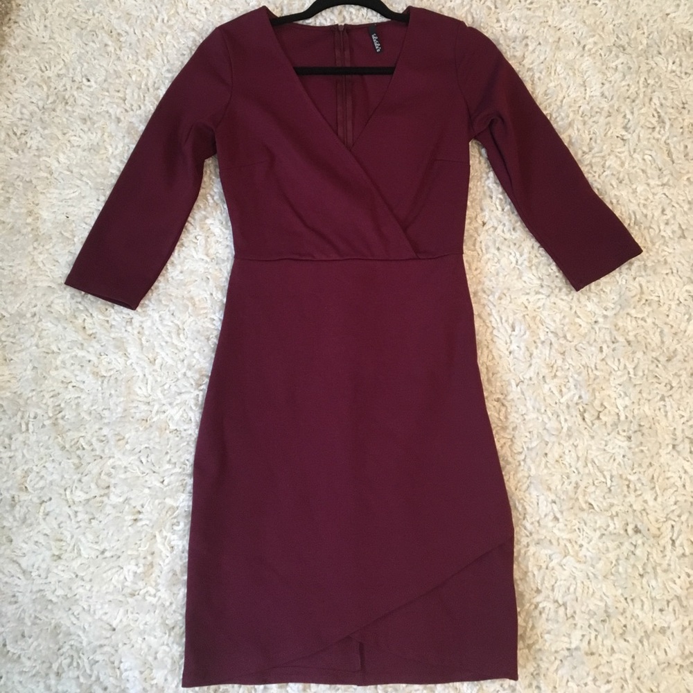 NEW !!! Lulu's Wine mini dress