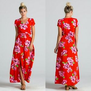 HP 🎉 Mary Maxi Slit Dress Large