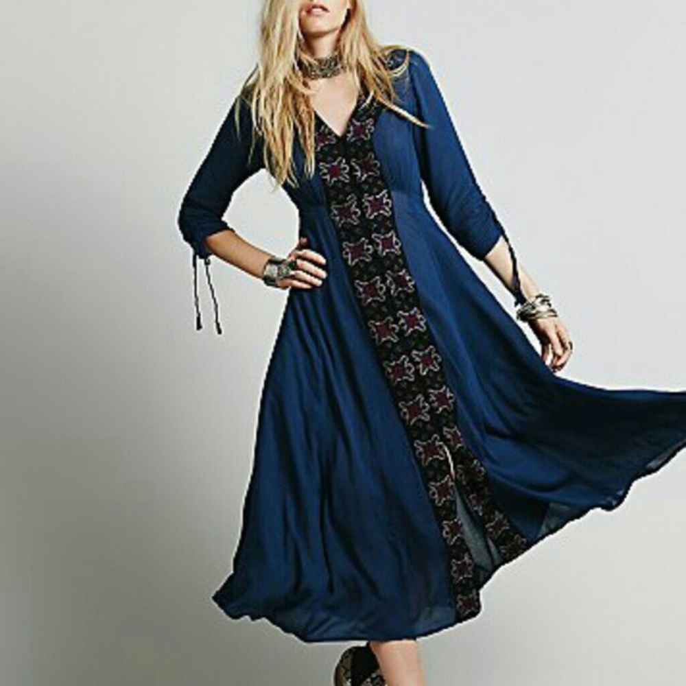 NWT Free People Journey to the Horizon dress sz 0