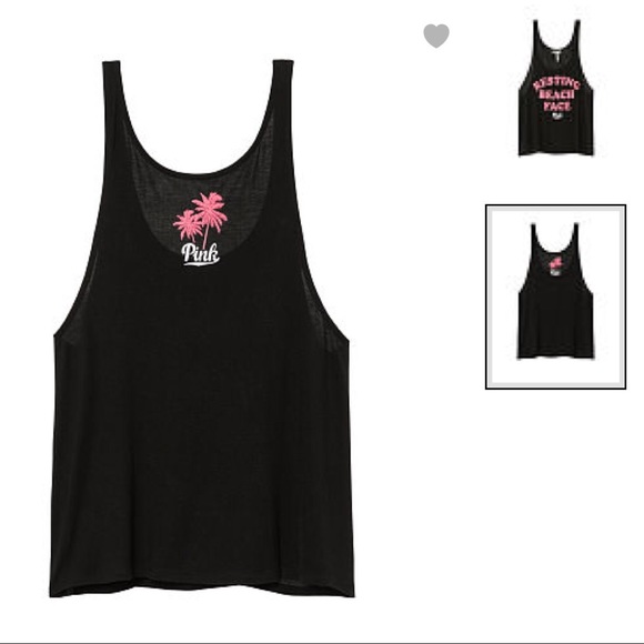 PINK SUPER SOFT BEACH CHEEKY CROPPED TANK - Picture 2 of 6