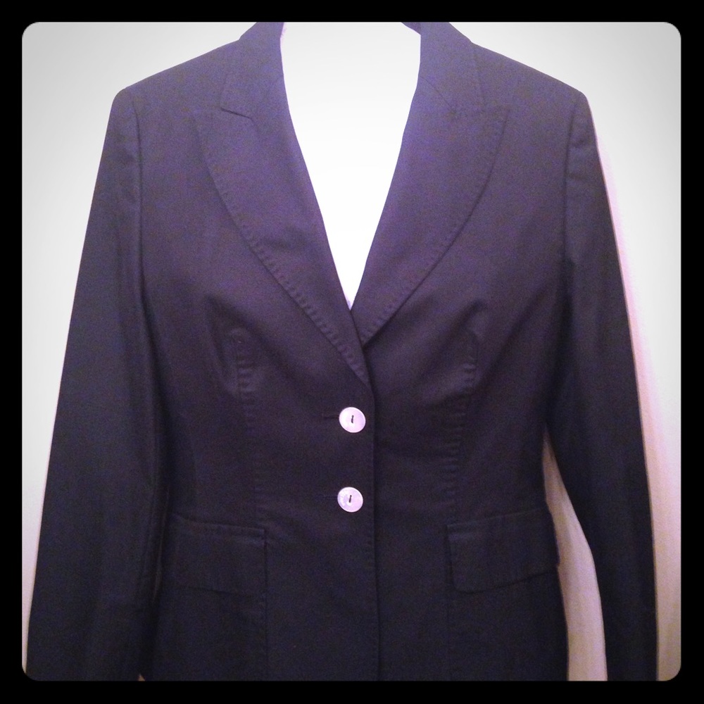 SOLD Black Escada Suit blazer + pants