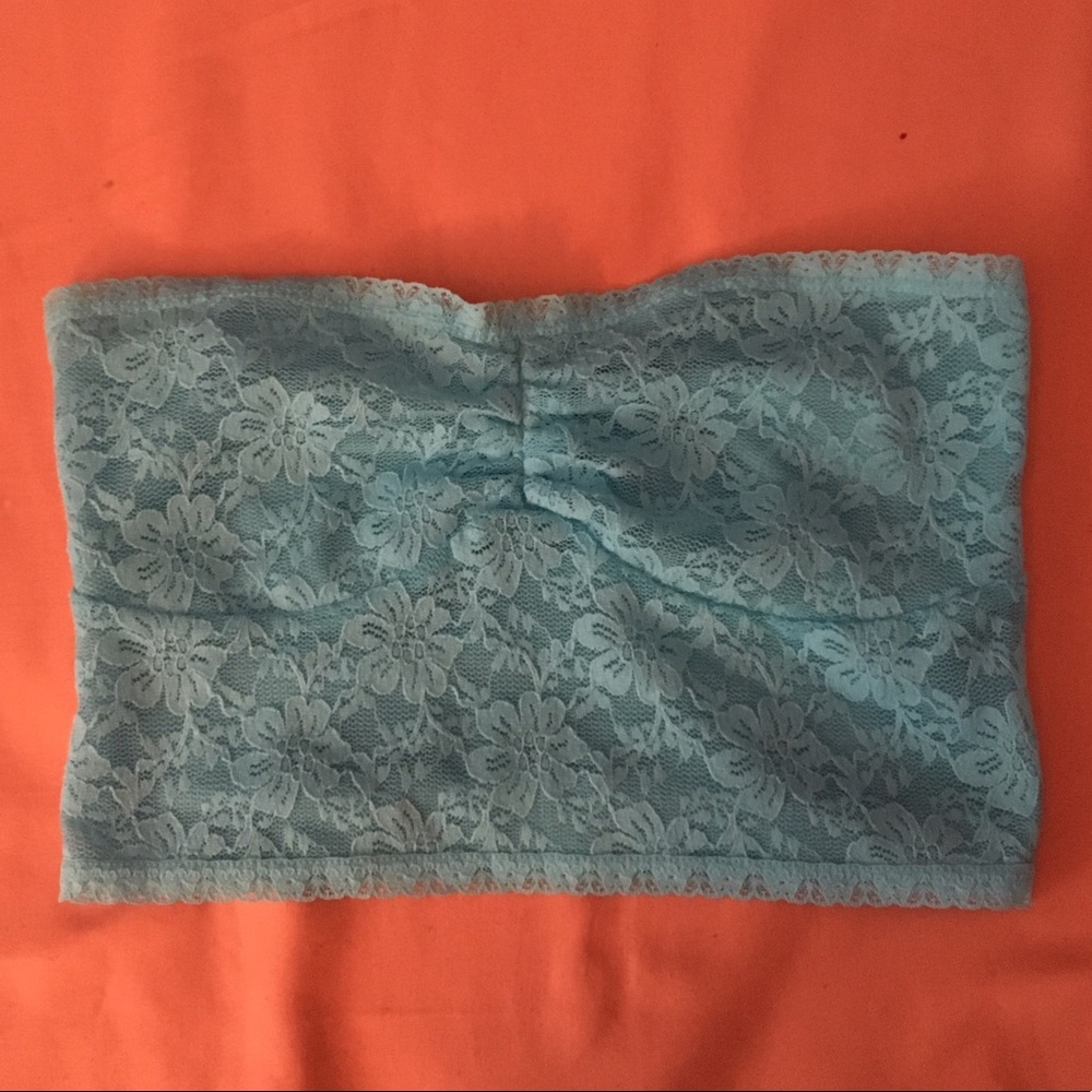 Blue lace bandeau