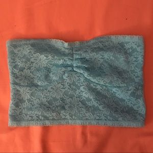 Blue lace bandeau