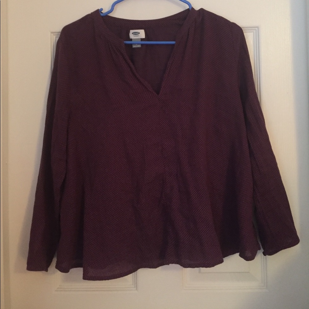 Purple blouse