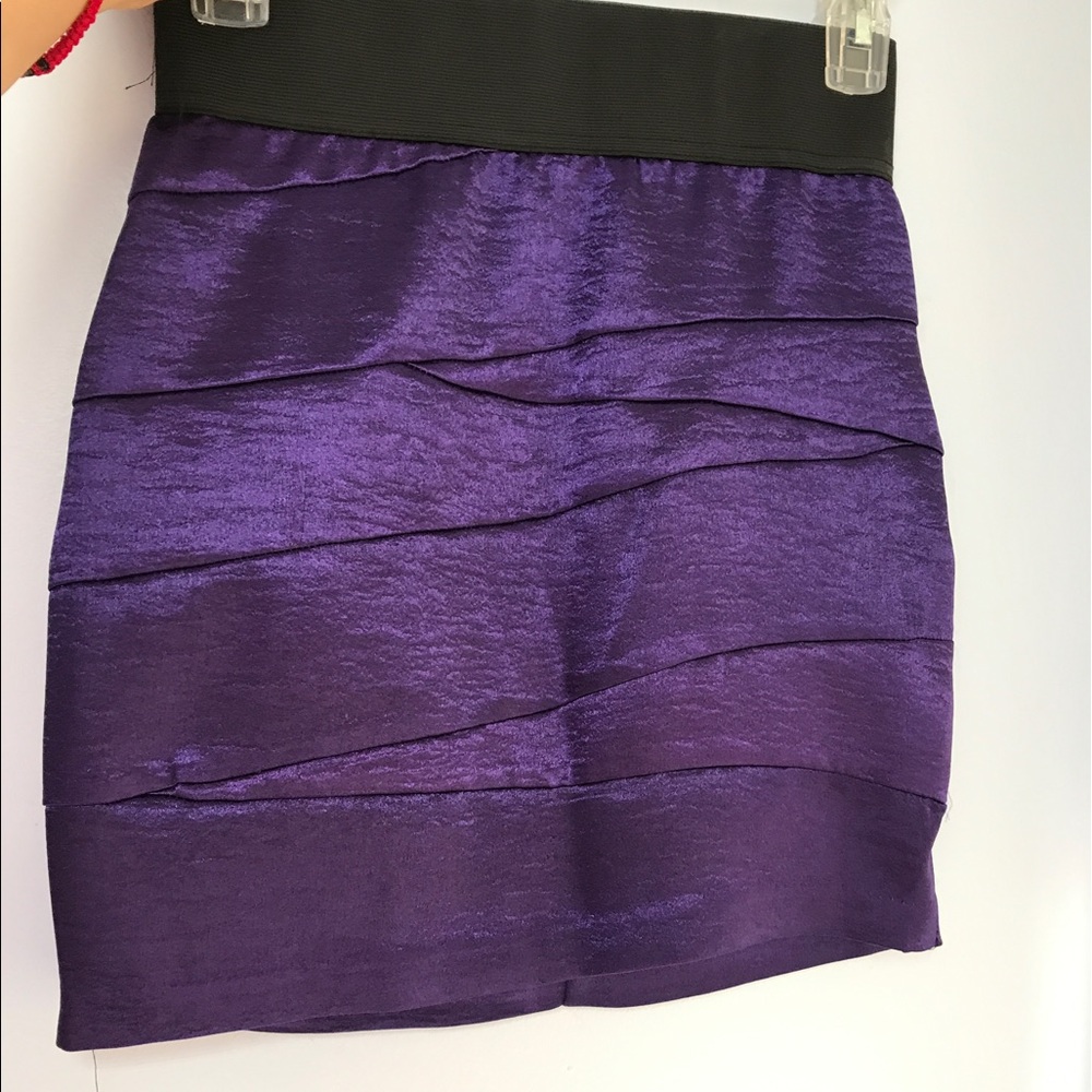 Purple Pencil Skirt