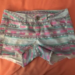 Tribal print shorts