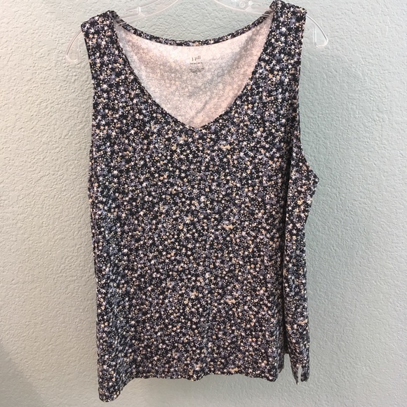 J Jill floral tank top - Picture 1 of 3