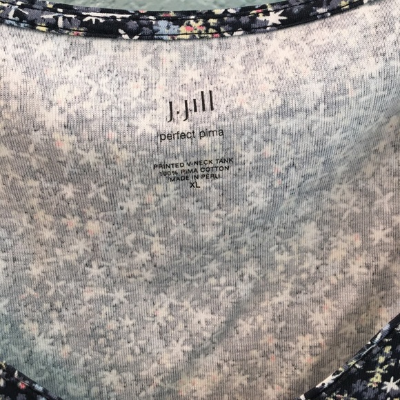 J Jill floral tank top - Picture 2 of 3