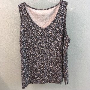 J Jill floral tank top