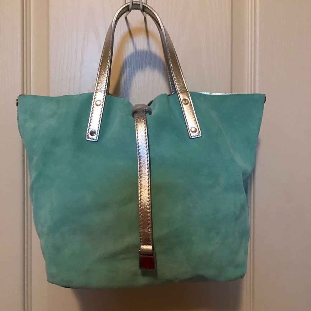 Authentic Tiffany Reversible Suede Tote