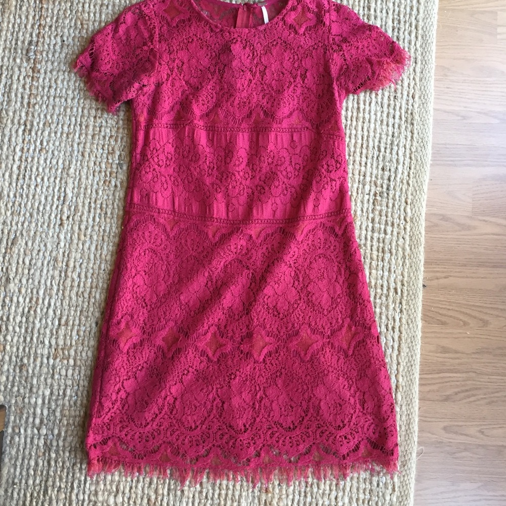 Free people lace shift dress