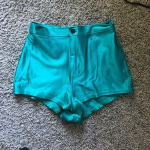 High waisted booty shorts