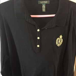 Woman's Ralph Lauren 3/4 sleeve top