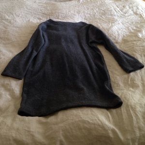 Muji wool blend dress (grey, M)