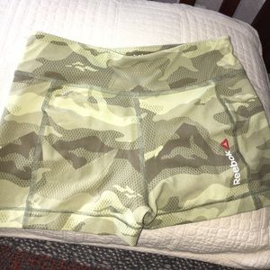 reebok spandex shorts