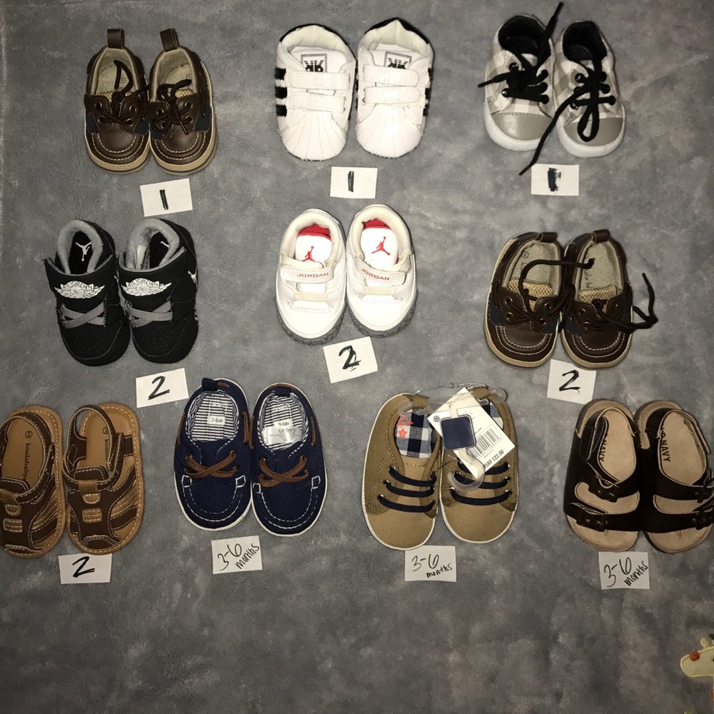 10 pairs of infant shoes!!!