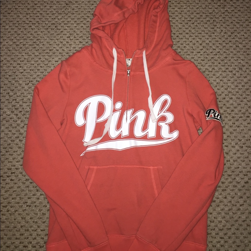 *SOLD ON Ⓜ️* VICTORIA SECRET HALF ZIP HOODIE