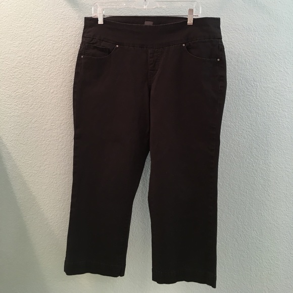 Black Jag pull on crop pants - Picture 1 of 4