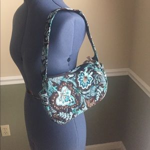 Vera Bradley Java Blue Small Shoulder Purse