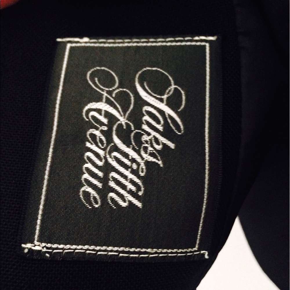 Saks Black Suit Blazer + pants - Picture 3 of 5