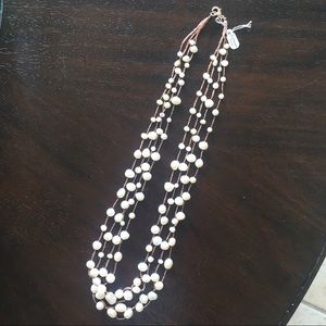 Layered Fresh Water Pearls Necklace 🐚