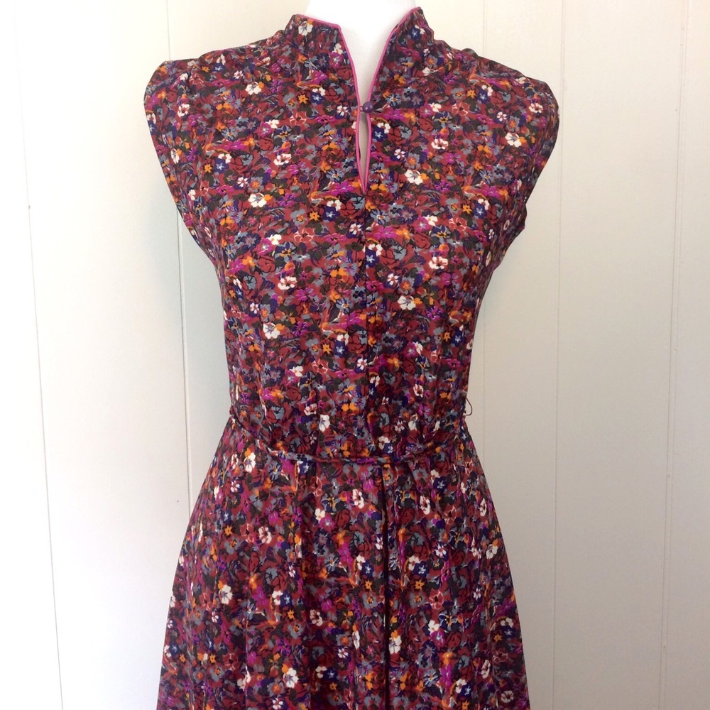 Vintage Chipper California Floral Dress