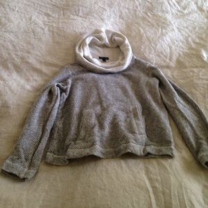 Eileen Fisher cowl neck sweatshirt (small)