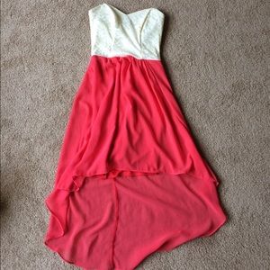 Strapless dress