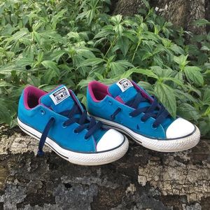 Converse Blue and Purple