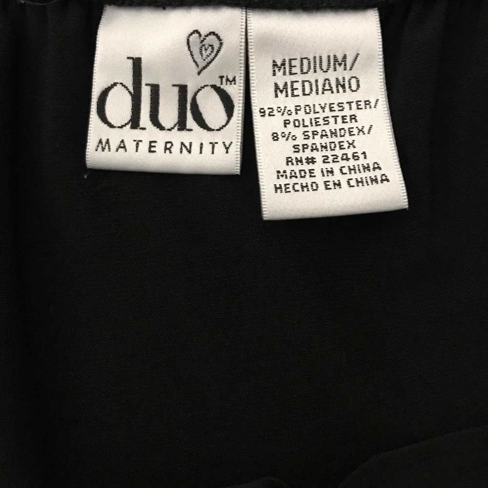 🍼Medium Maternity Black Long Skirt EUC