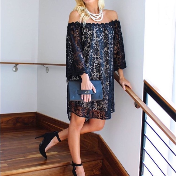 BRAND NEW black lace dress - Picture 1 of 1