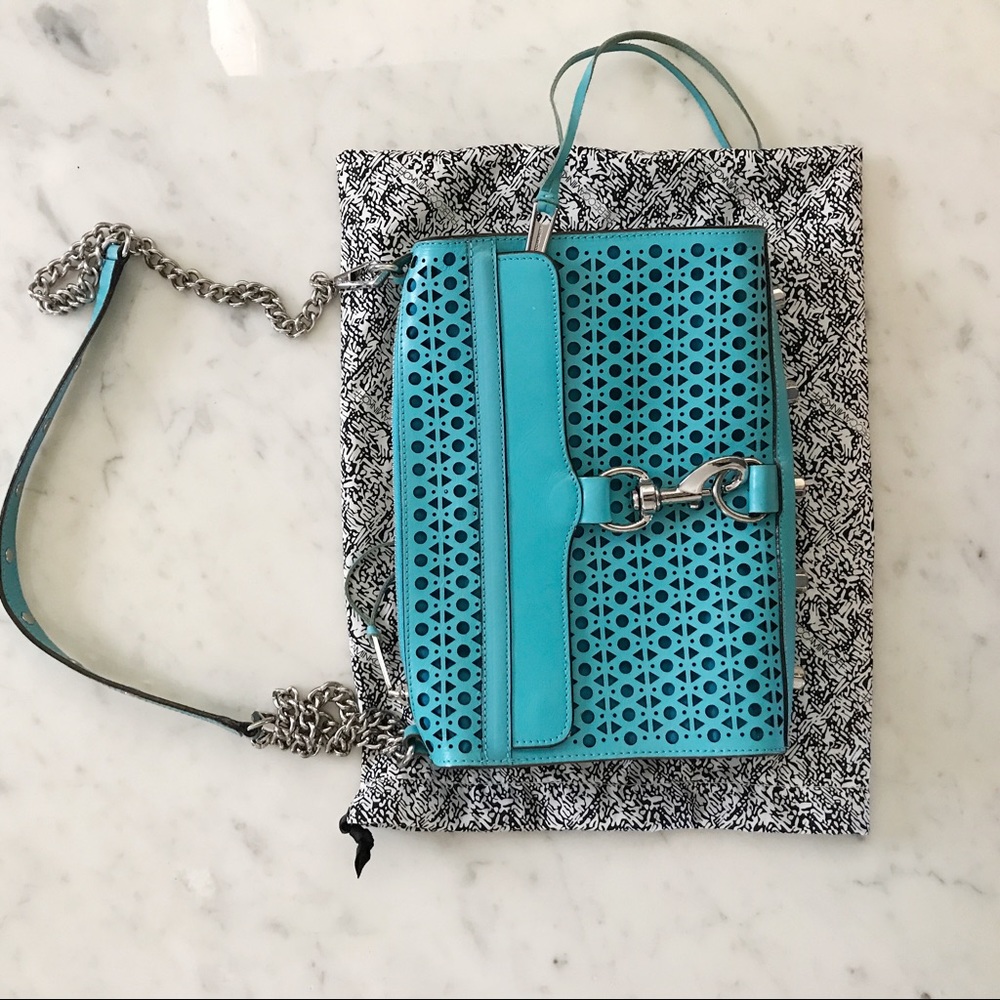 Rebecca Minkoff turquoise Cross body Bag