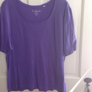 Chico's sz 3 (XL) purple tee