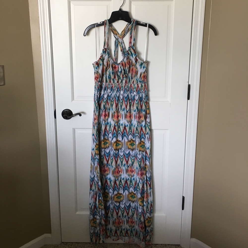 Ikat maxi dress!!