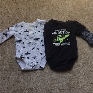 3m Spaceship Long Sleeved Onesies