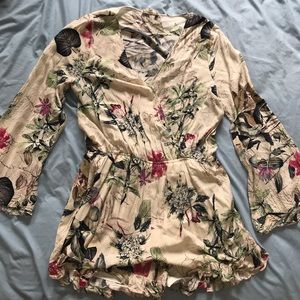 Beautiful floral romper