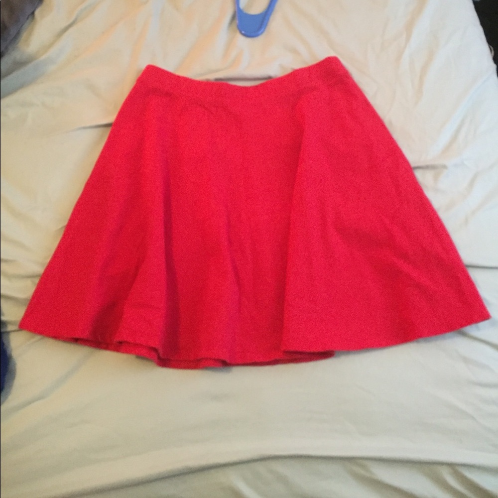 Red skirt