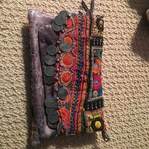Free People coin clutch