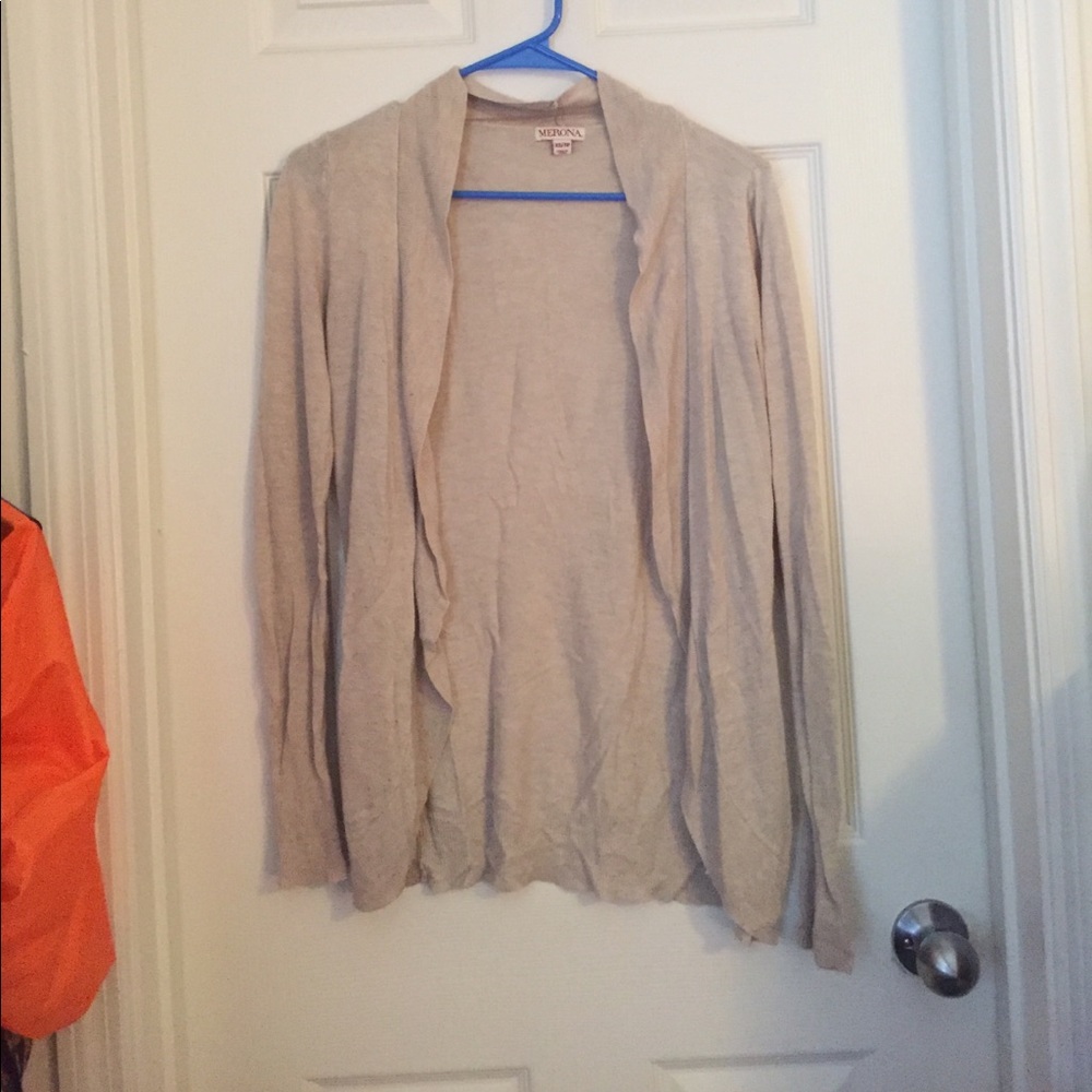 Cream cardigan