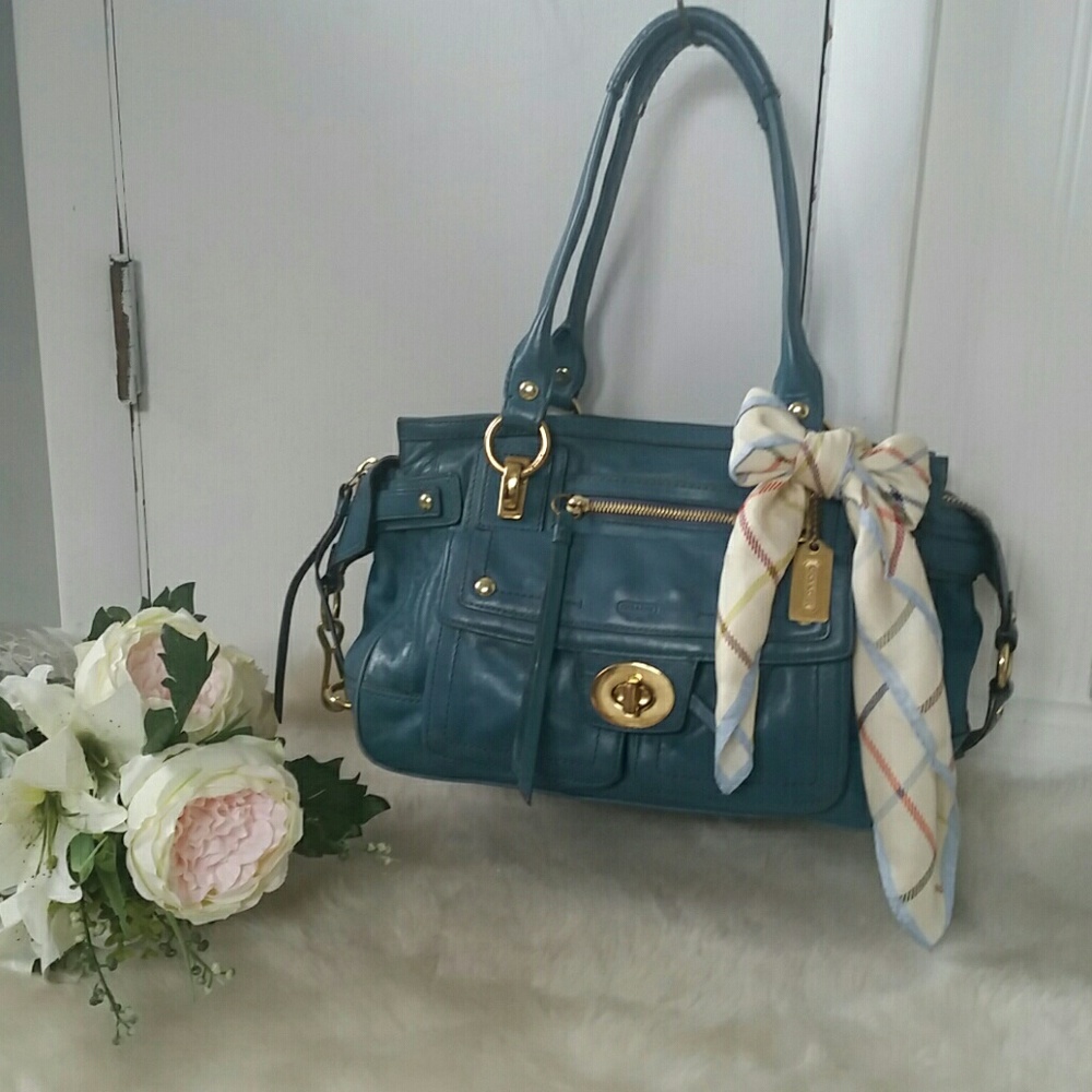 Coach leather handbag