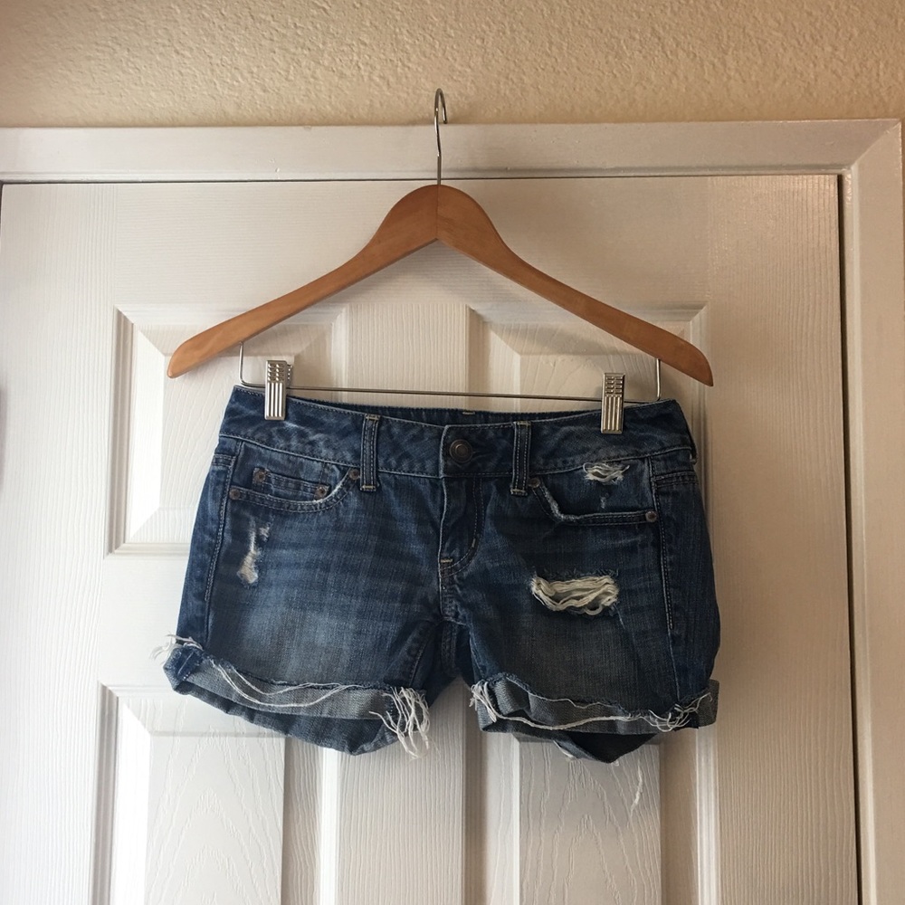 3 for $30 American Eagle Destroyed Denim Shorts