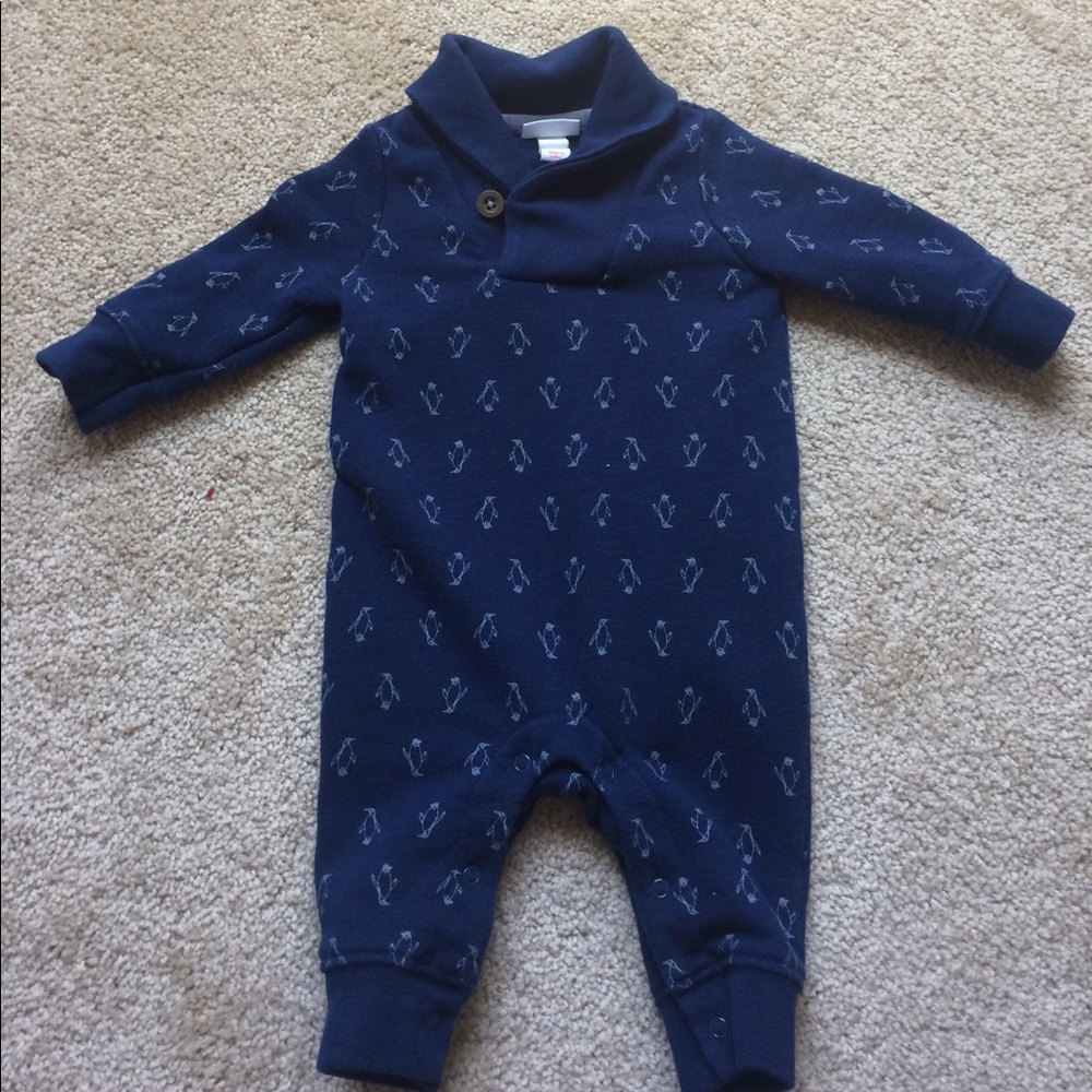 0-3m Penguin Onesie